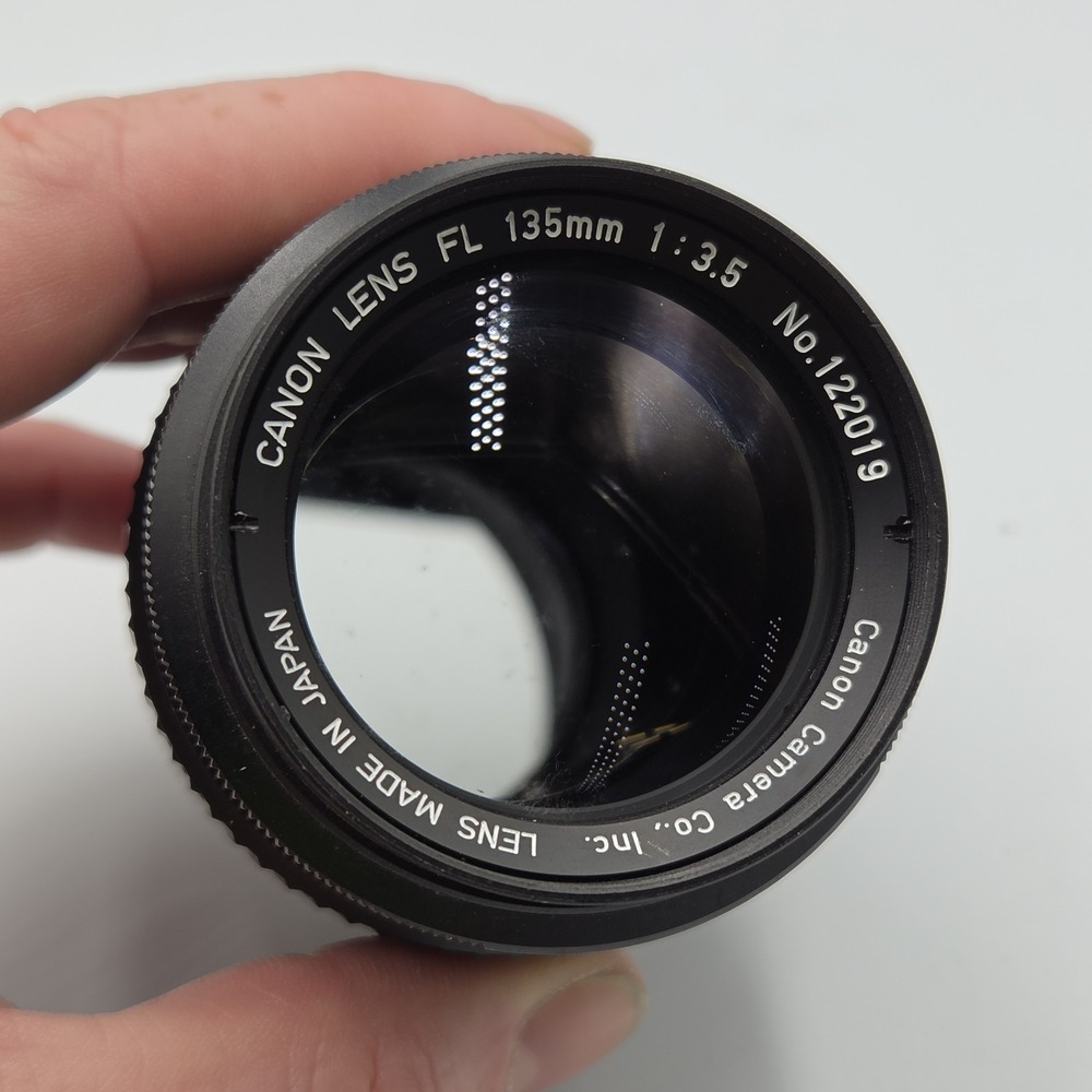 Canon FL 135mm f/3.5 Telephoto Lens Vintage Manual Focus Japan READ - Picture 2 of 8